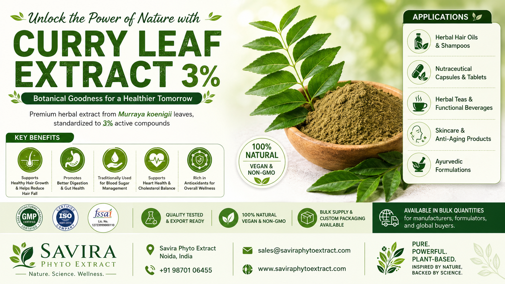 Curry Leaf Extract 3%